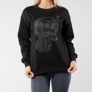 Buffbunny Skull Pullover Sweater